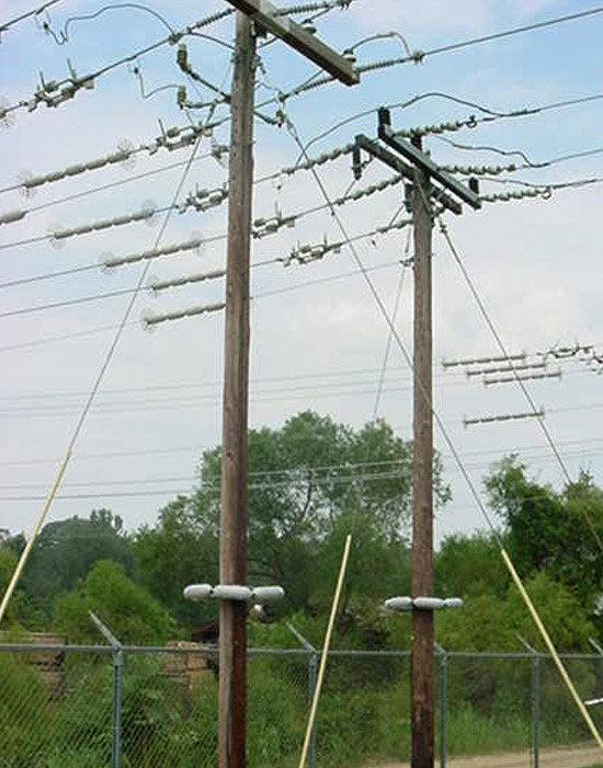 power lines with critter guard products