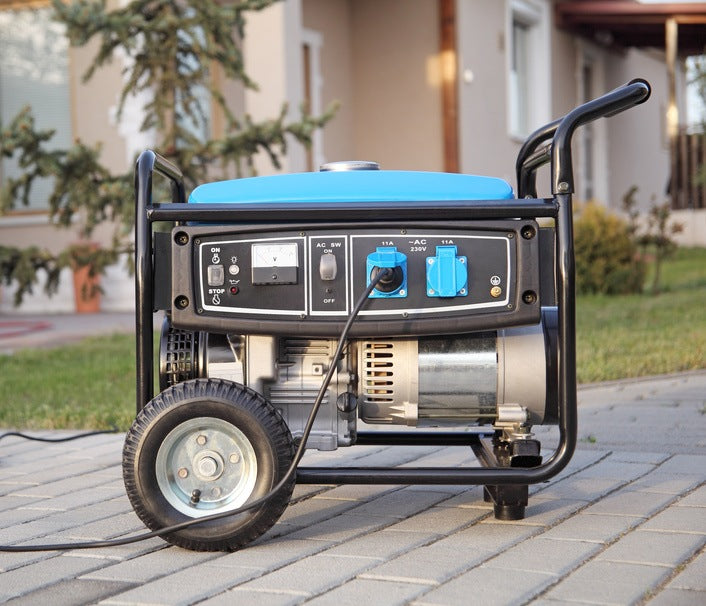 electric portable generator creating power
