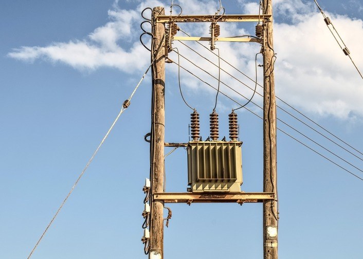 transformer protected from squirrels and other critters with critter guard