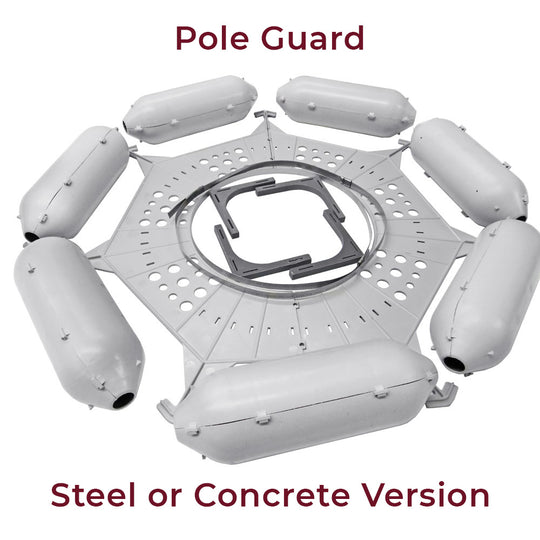 pole guard for steel or concrete power utility pole